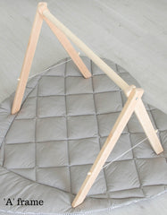 lavinamasis stovelis klasikinis | MINIMALIST wooden baby gym toys set white