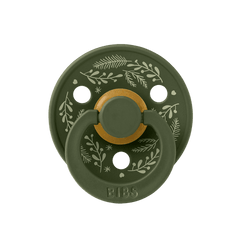 BIBS HOLIDAY colour čiulptukų rinkinys | Sage & Hunter Green | 0-6 mėn