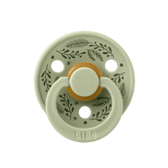 BIBS HOLIDAY colour čiulptukų rinkinys | Sage & Hunter Green | 0-6 mėn