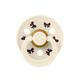 BIBS HOLIDAY colour čiulptukų rinkinys | Ivory & Plum | 0-6 mėn