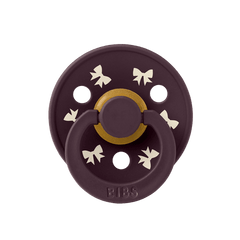 BIBS HOLIDAY colour čiulptukų rinkinys | Ivory & Plum | 0-6 mėn