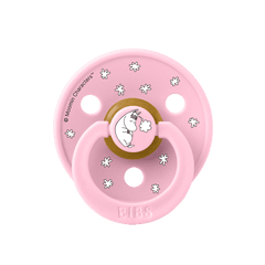 BIBS MOOMIN colour čiulptukų rinkinys | Dreaming - Baby Pink Mix | 0-6 mėn