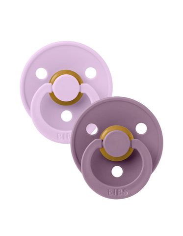 BIBS color čiulptukų rinkinys | Violet Sky & Mauve | 0-6 mėn
