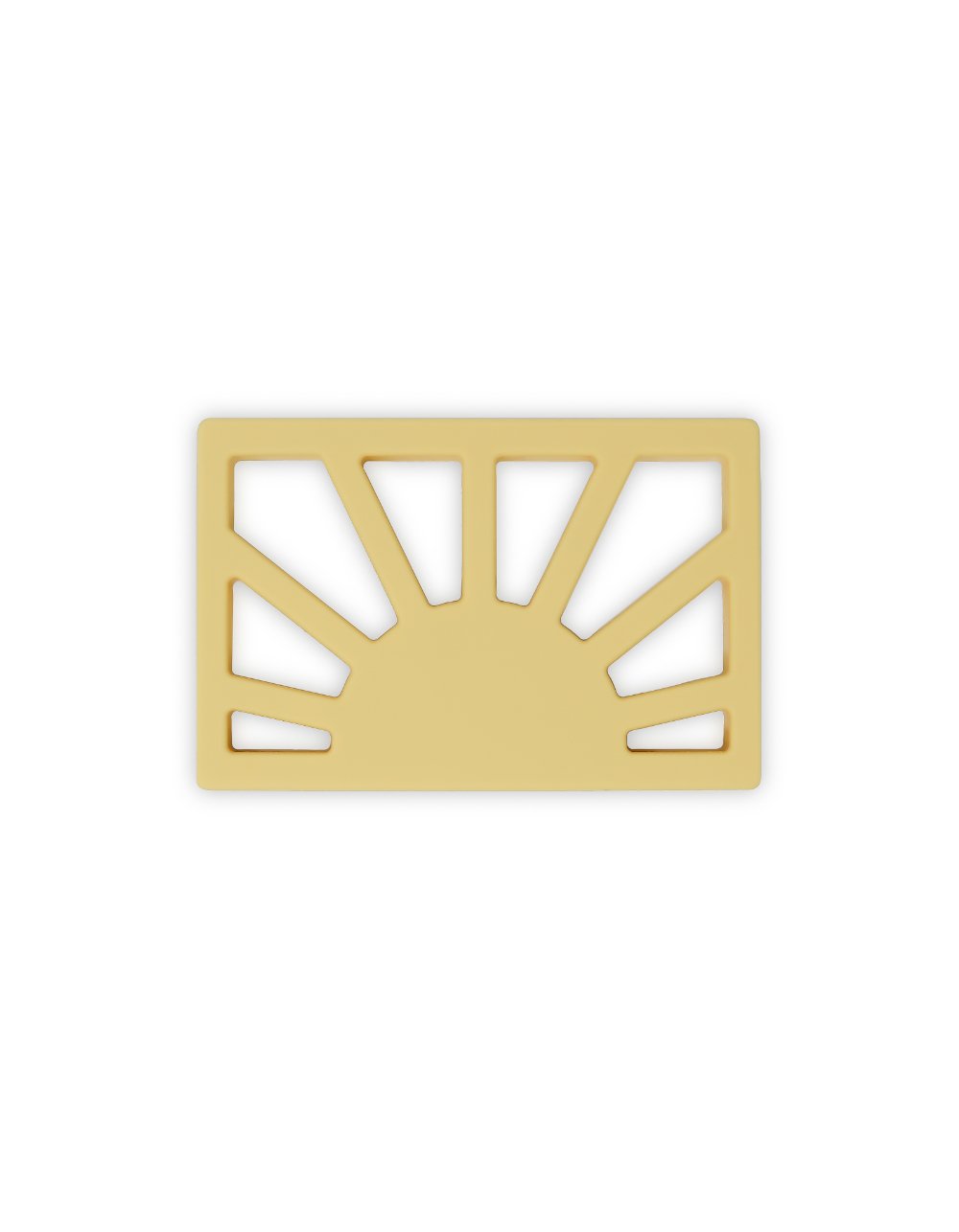MUSHIE silikoninis kramtukas SUN muted yellow