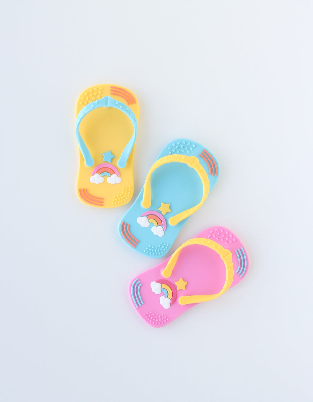 silikoninis kramtukas paplūdimio šlepetės | silicone teething toy slippers
