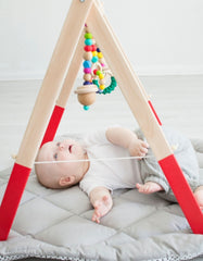 lavinamojo stovelio žaislai ryškūs | baby gym toys for wooden frame CLASSIC bright